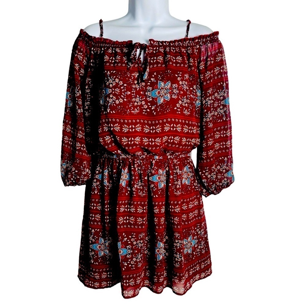AUW Floral Off The Shoulder Dress Size M